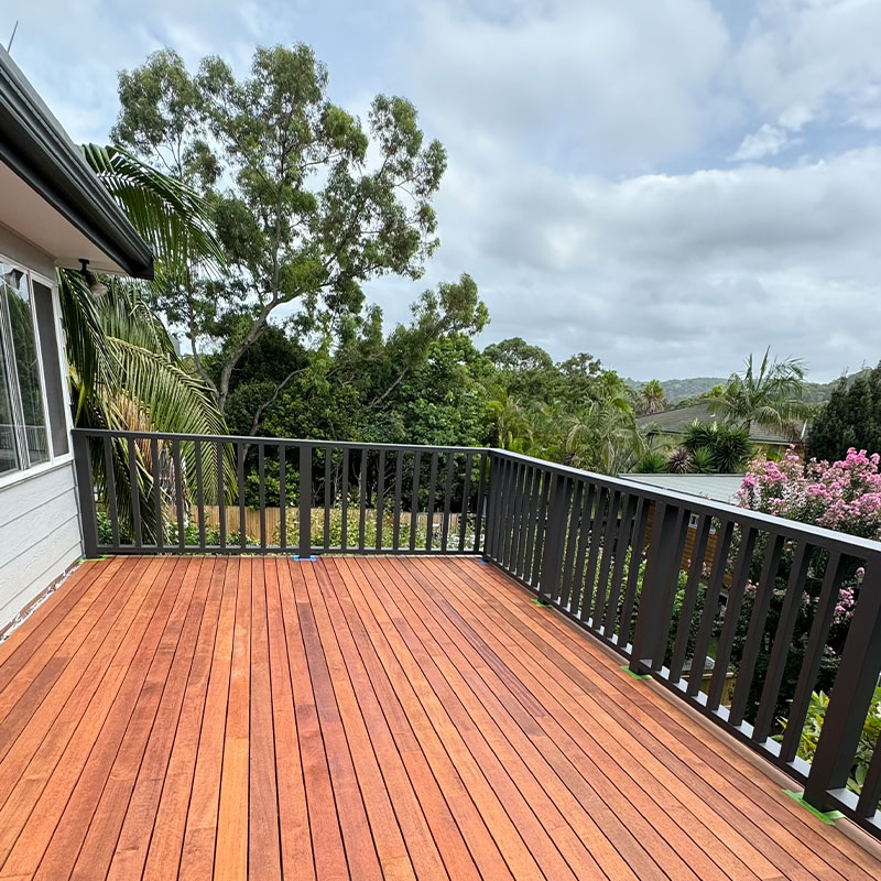 Merbau Decking and Balustrade - Mona Vale